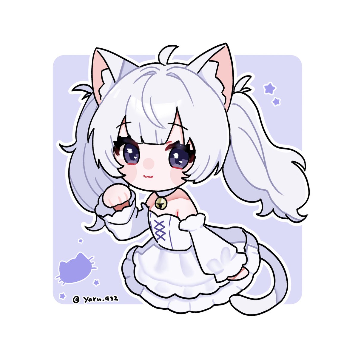 yoru_432's tweet photo. 🐱🤍 https://t.co/VgXdJH2uUU