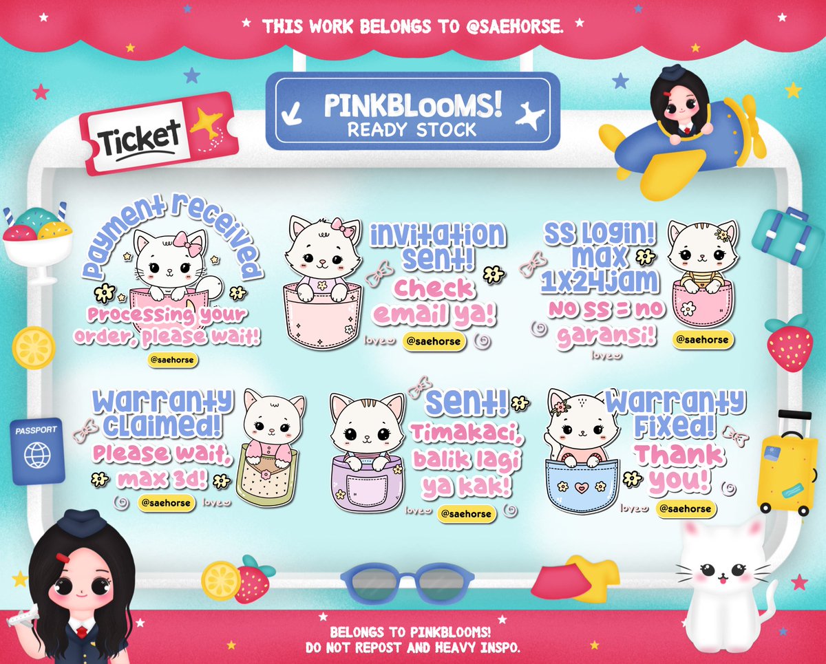 Ი ⑅ Ი ₊˚ help retweet? tysm! 🫕 ♡

𓂅 👩🏻‍🍳 ⌲ ding — dOng 💬 ⊂⊃ welcome to pinkbloom flight . . 🌸🥛 ⊹ new catalog has arrived ₍ 🍮 ₎ menyajikan Sticker Pack siap santap! 𓊔 🍓 IDR. 20.000 ♡ 🍱 Avail retext for all spess ◎🥢🥡𓈒 

៶៲៸ 🥐 ꒰ #zonauang #zonaba ꒱ 🍽️ ★