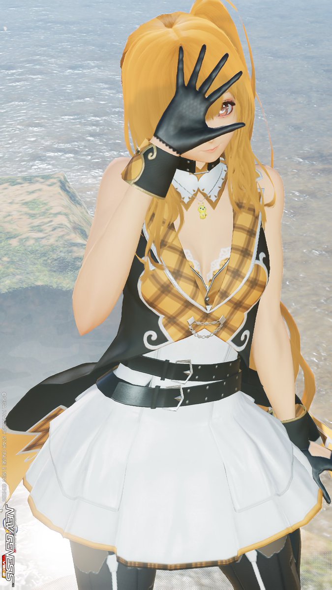 アイドル風コーデでおはよー(*'▽')