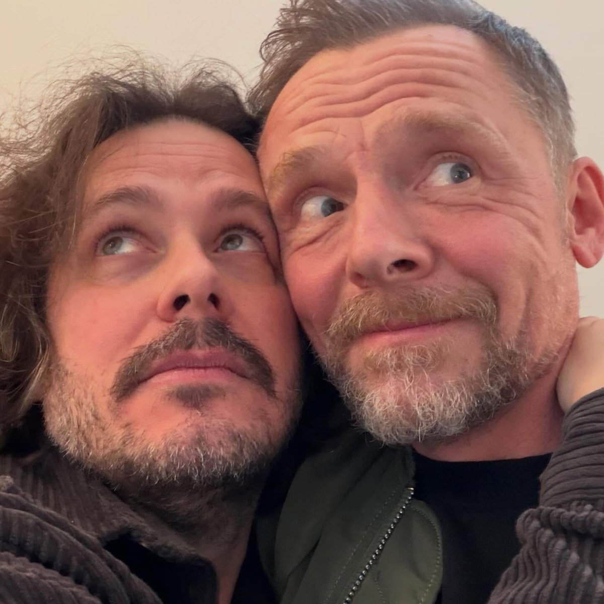 CoveredGeekly's tweet photo. Simon Pegg and Edgar Wright via IG 👀

"Idea..." 🍨 https://t.co/tnVuz4MOFl