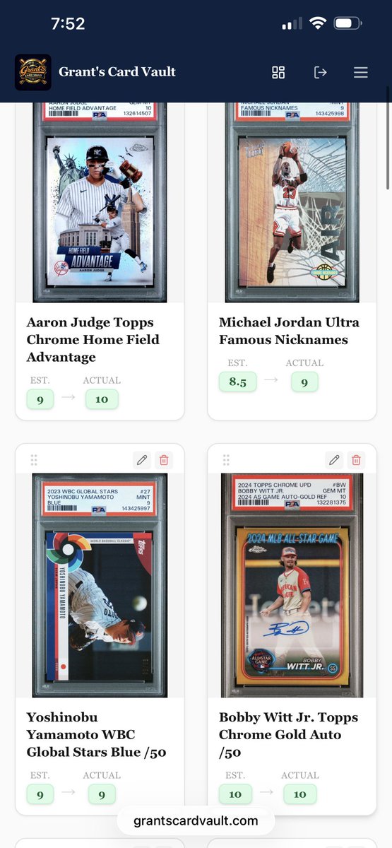 Grant’s Card Vault tweet media