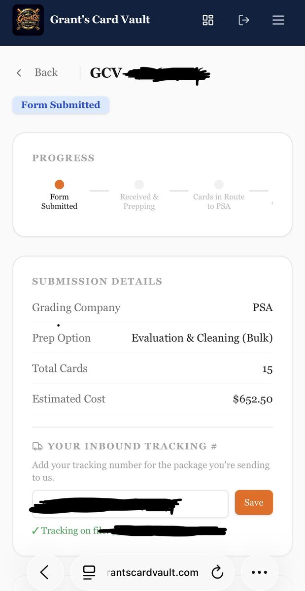 Grant’s Card Vault tweet media