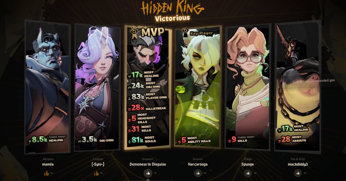 first deadlock game went well!