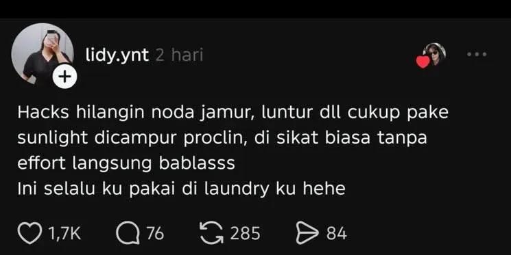 Tips hilangin noda ala mba2 laundry