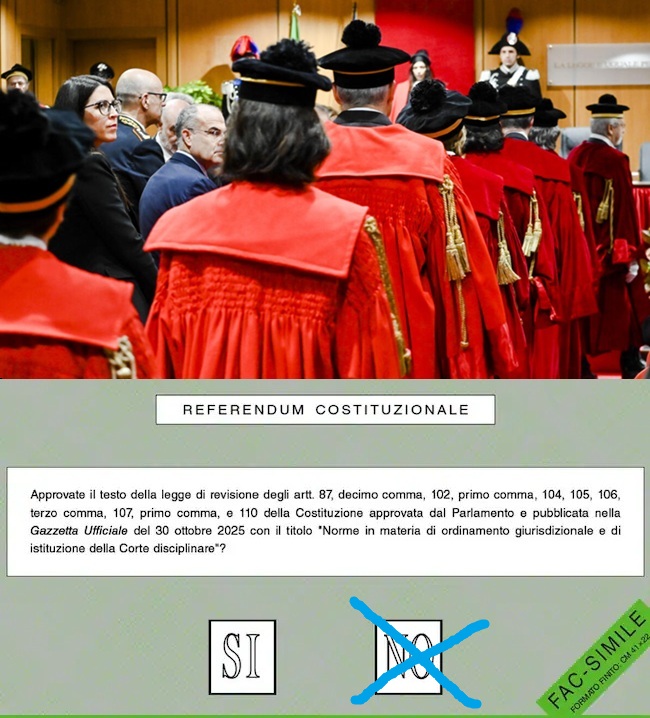 Perché voterò No al #referendum sulla #Magistratura
di Aldo Novellini
Respingere questa riforma per riaffermare l'indipendenza della Magistratura dal controllo politico e la separazione dei poteri come cardini della nostra democrazia. 
associazionepopolari.it