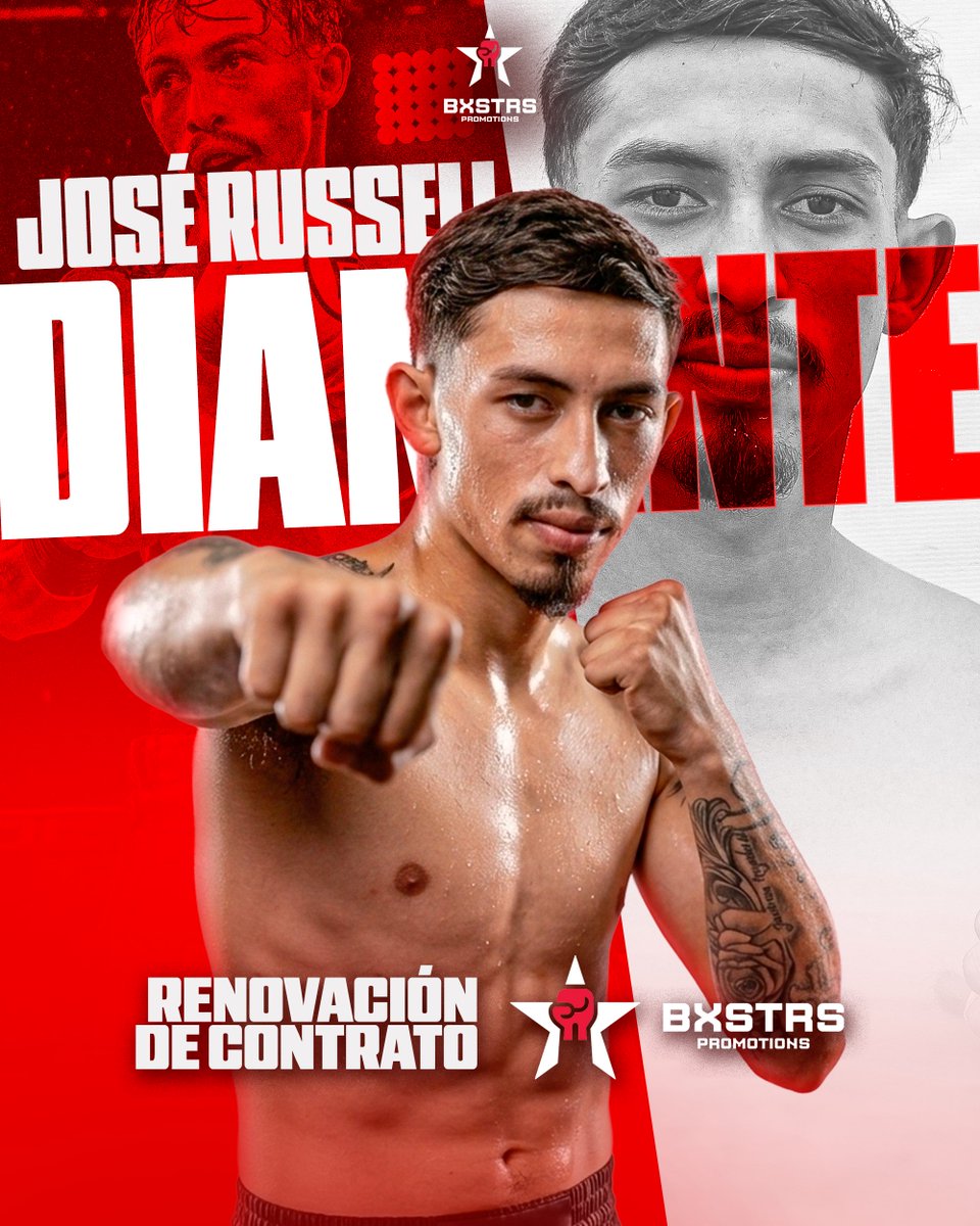 bxstrs's tweet photo. José Russell & @bxstrs 🤝🫡
Renovación de Contrato con nuestro peleador José ‘Diamante’ Russell, fortaleciendo el equipo sólido y leal conformado por el #TeamRussell y @bxstrs, trabajando comprometidos con su carrera profesional.
#OrgulloBxstrs https://t.co/13EKurNxNa