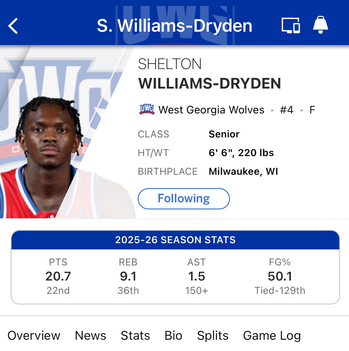 Shelton Williams tweet media