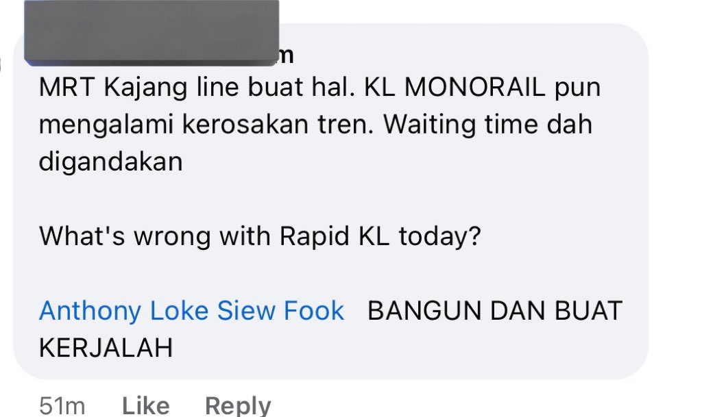 pemudaPSM's tweet photo. Harini @askrapidkl buat hal apa lagi? 

If you’re angry&amp;fed up too,we’re organising a mass email campaign to Loke &amp; Prasarana.We’re not gonna let them sit comfortably in their chairs while people struggle every single day just to get to work bc of this failing &amp; unreliable system https://t.co/5qt52B8TRI