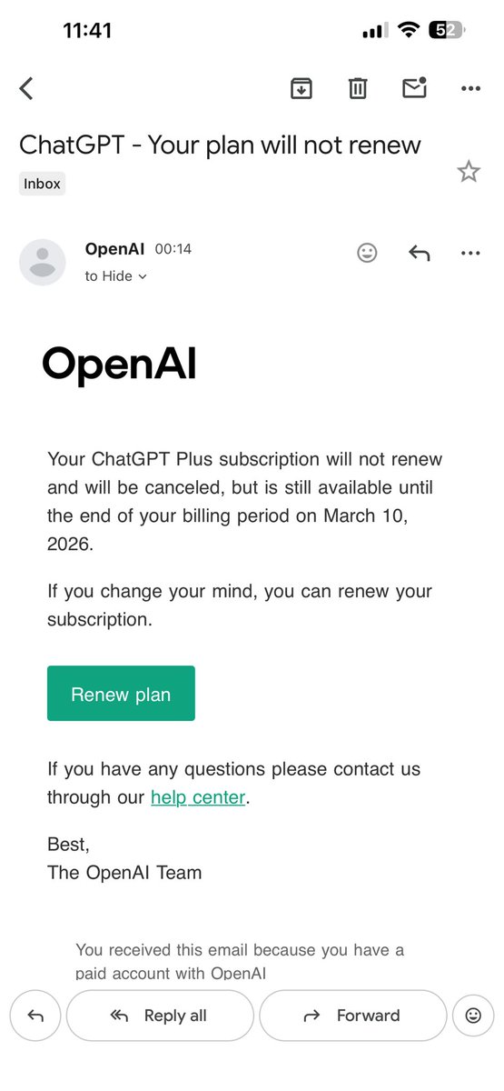 dreams_asi's tweet photo. Finally! My last day of OpenAI subscription.
 
Witness peak guardrails with ChatGPT 5.4 moderation 🤩
This model is not your friend. 

It is adversarially aligned against the user.
OpenAI lost the mandate, time to move on.
#keep4o in the heart and #QuitGPT https://t.co/VR6M8PEL2s