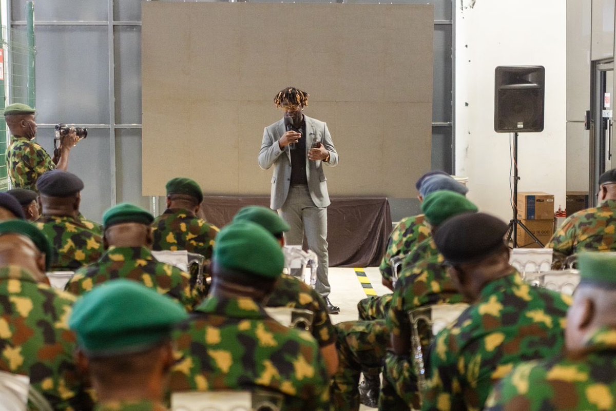 odogwu_ogidi's tweet photo. Nathan Nwachukwu @_KingNath , a great Igbo son and co-founder of Terra Industries, and his team welcomed 61 senior officers from the Army War College Nigeria (AWCN), led by Brigadier General MC Akin-Ojo, to their Abuja facility.

During the visit, the officers watched live demonstrations of the company’s military drones, interacted with the engineering team, and held discussions on the future development of Nigeria’s sovereign defense-industrial capacity.

This is the excellence that we seek in all our endeavours as Onye Igbo.

Igbo Amaka!