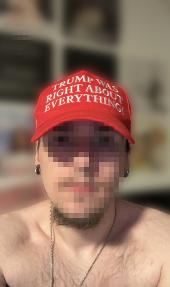 humiliationpigg's tweet photo. libtard just bought his first maga hat, need alphas to humiliate me in it 😵‍💫😵‍💫 https://t.co/rUjUlfOTsj