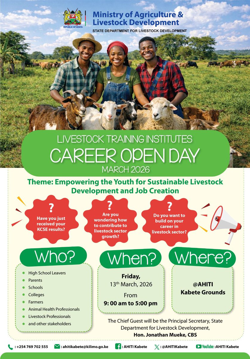 State Department for Livestock Development. tweet media