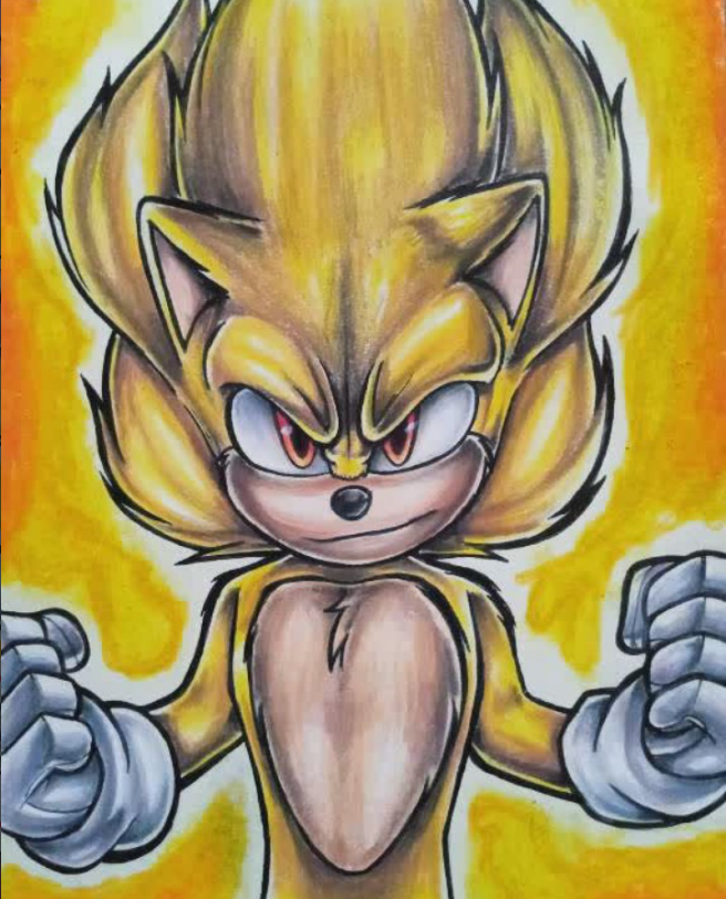 BWerehog's tweet photo. Super Sonic (Movie Version)

#sonicart #sonicmovie #drawing #art #supersonic https://t.co/krkJhDdBbJ