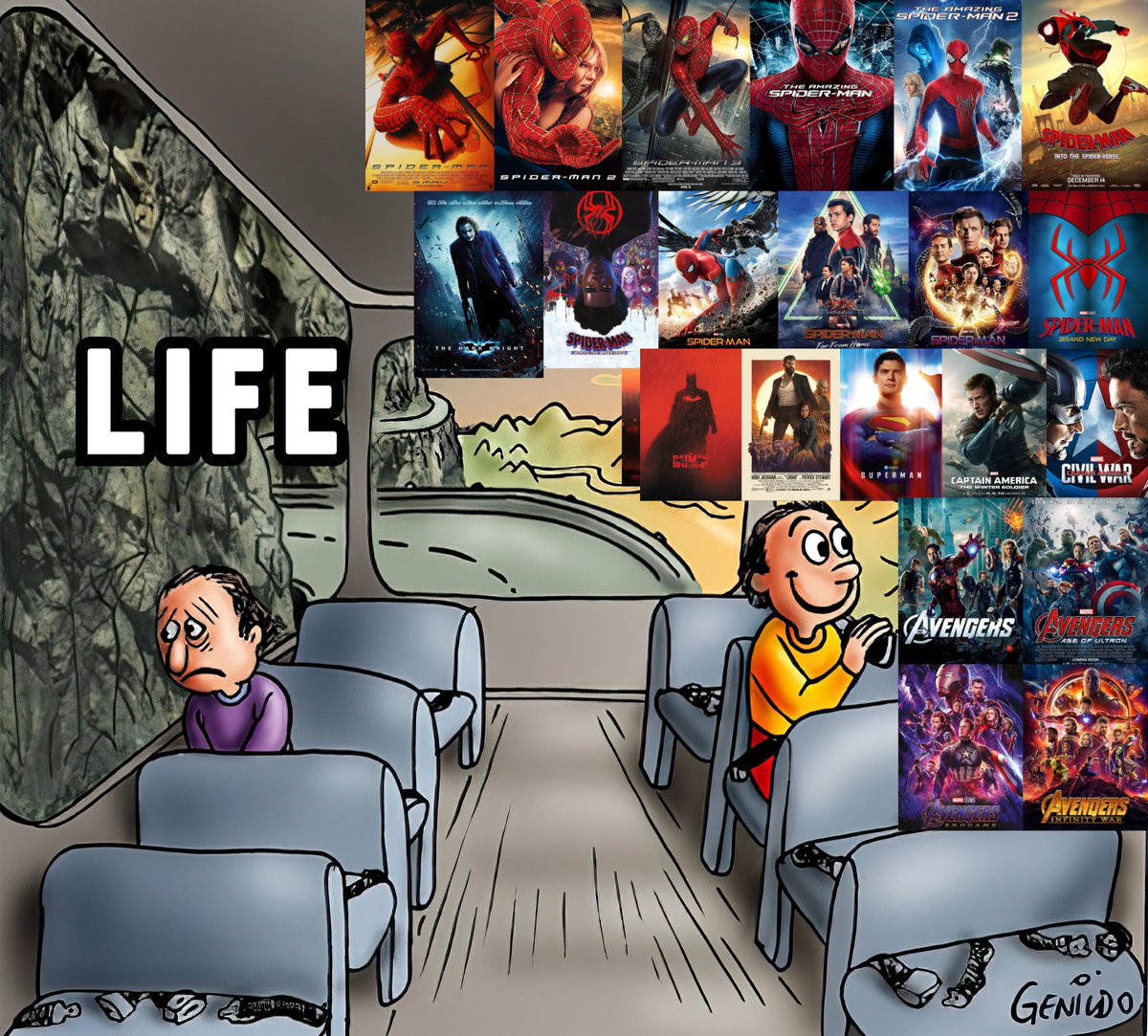 No Context Tobey Maguire tweet media