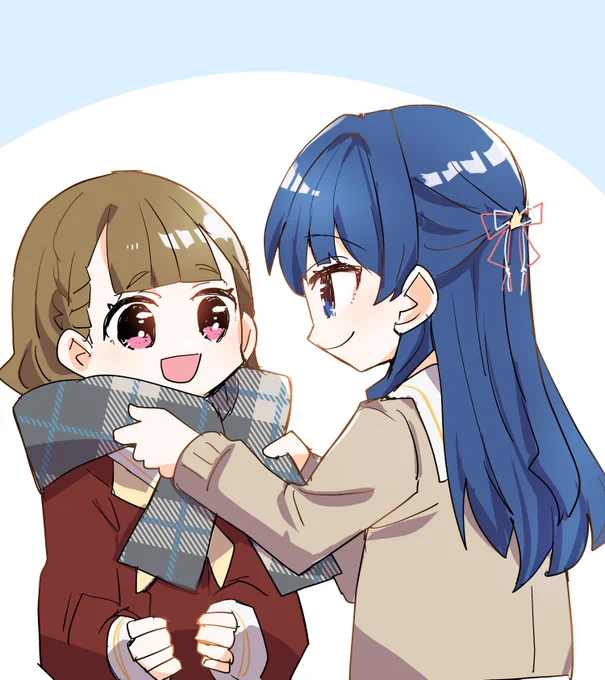 村野と徒町 #蓮ノ空美術部