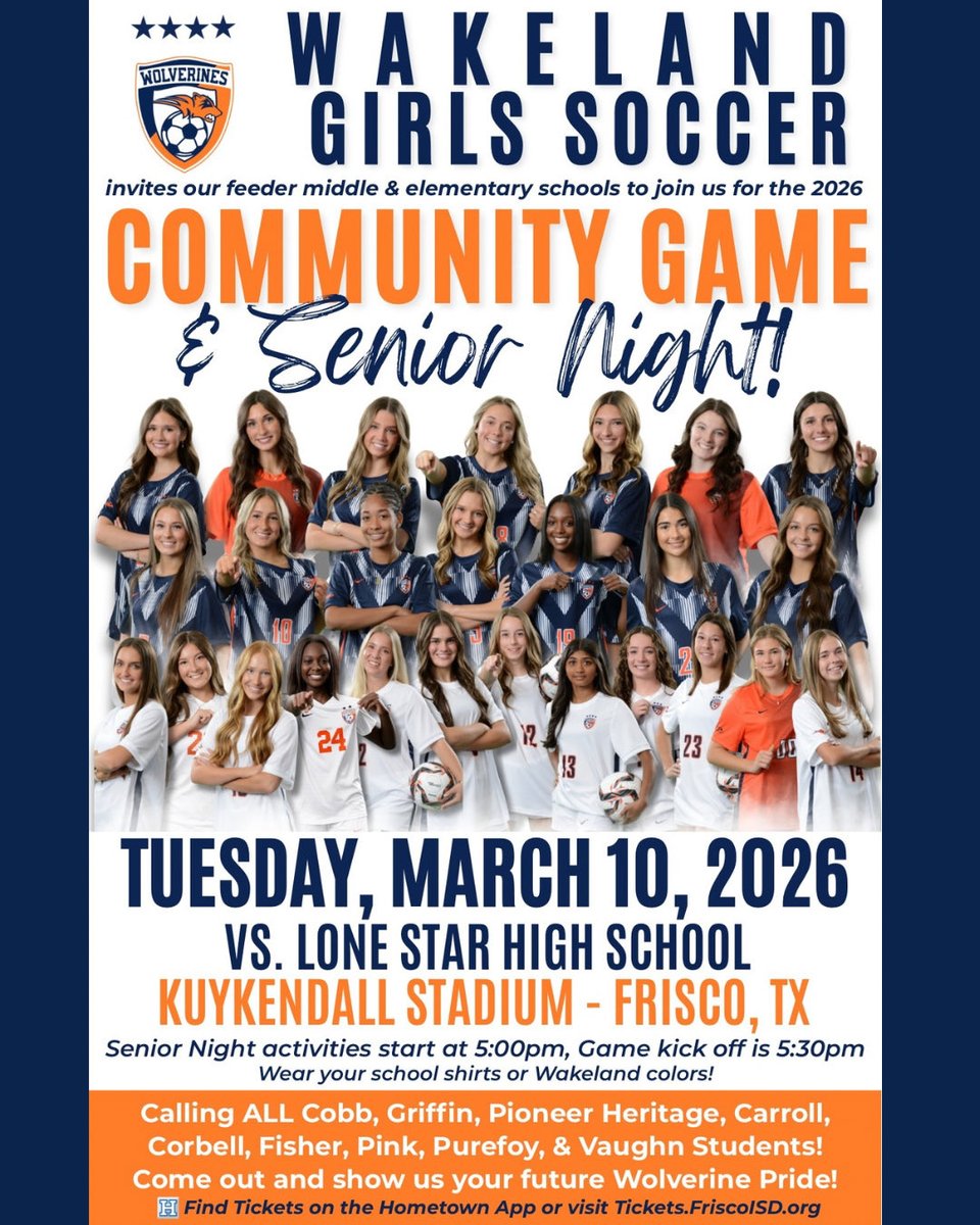 Wakeland Girls Soccer tweet media