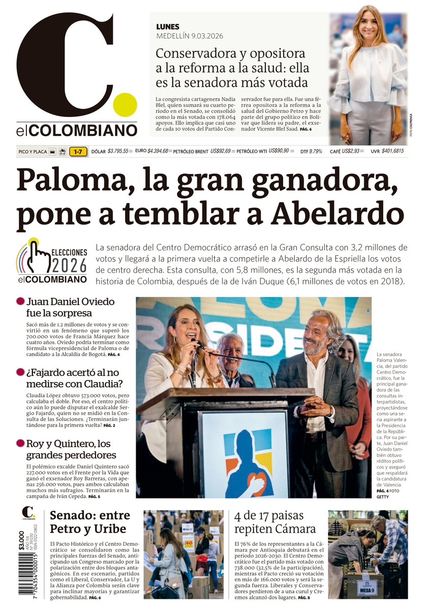 Atención: ¿Prohibieron cualquier alusión a la derrota de Federico Gutiérrez en El Colombiano? No hay ni una nota al respecto de la quemada de creemos.