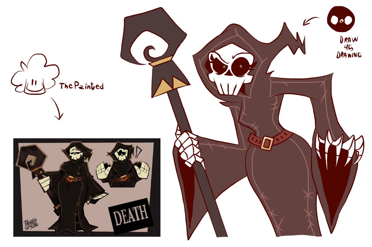 i wanted to make her kinda spooky 👻

kinda