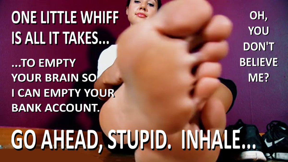 Could you resist <a href="/cearalynch/">Ceara Lynch</a>'s command to sniff her perfect, lovely toes and sole?  I know I couldn't . . .
👣👃🤑💸💰💳😵‍💫