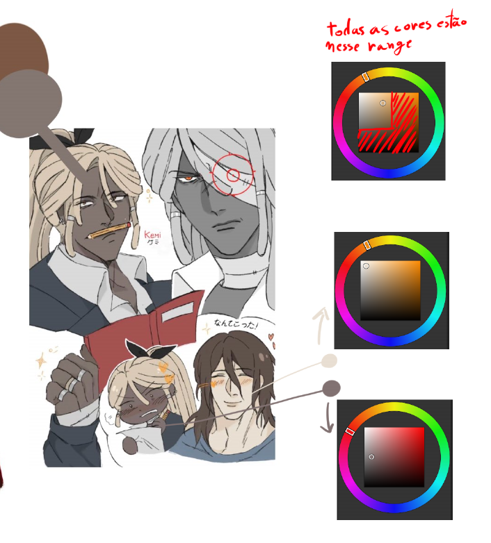 pyctroarts's tweet photo. @Homosapiano @francokorpos é simplesmente uma escolha artistica guys quando vcs vao saber diferenciar racismo de escolha artistica, é a mesma coisa q colocar um filtro em uma imagem, é so vcs verem as outras cores no desenho como o caderno e o lapis https://t.co/JhxU3k4vy6