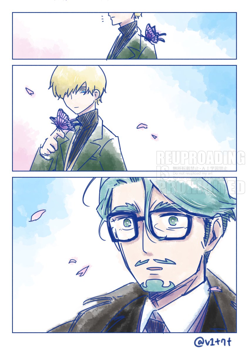 🟥🟩rkgk
ア一セ…の🟩の力一ドがあまりにも良くて勢いで妄想落書き🌸🦋