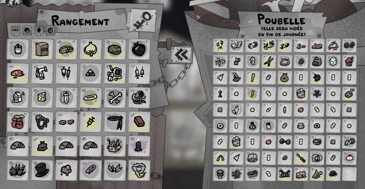 OryxPDJ's tweet photo. I think I need to have more space after this run.... @edmundmcmillen #mewgenics https://t.co/yh4nRlhNQD
