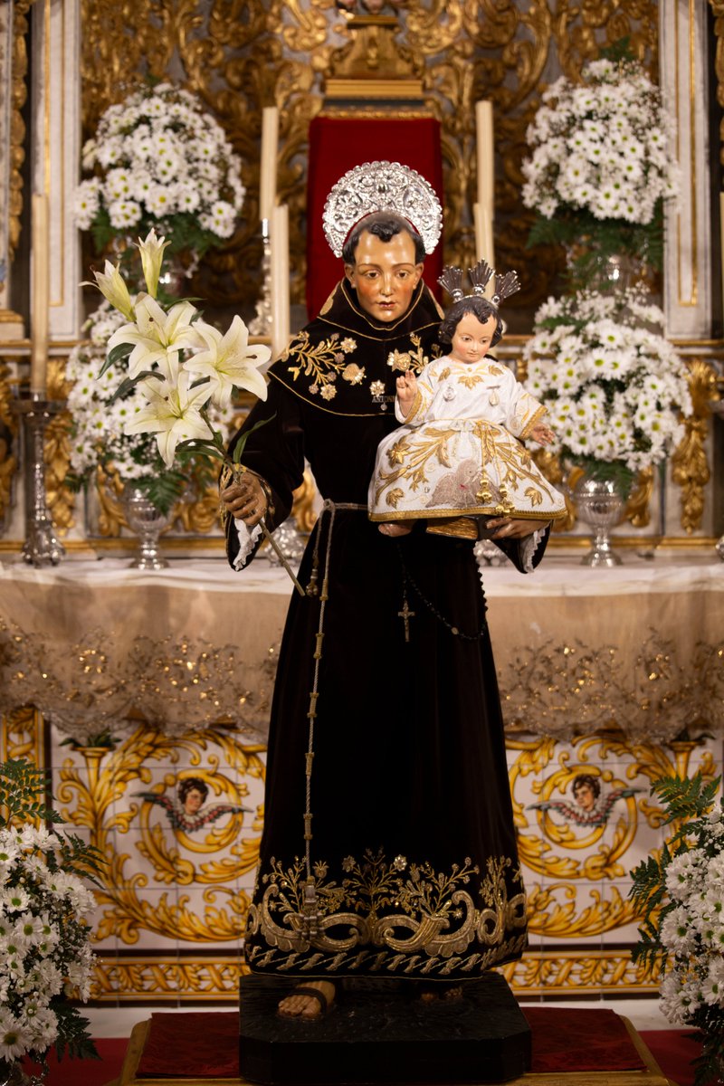 🟤⚪️🟤 CULTOS | TRECE MARTES
Hoy, 10 de marzo, comienza el Ejercicio de los Trece Martes en honor a San Antonio.

🕯 19:30 h: Santo Rosario, Ejercicio y Responsorio.
🙏 Veneración a San Antonio y el Niño Jesús: 10:00–13:00 h y 17:00–22:00 h.