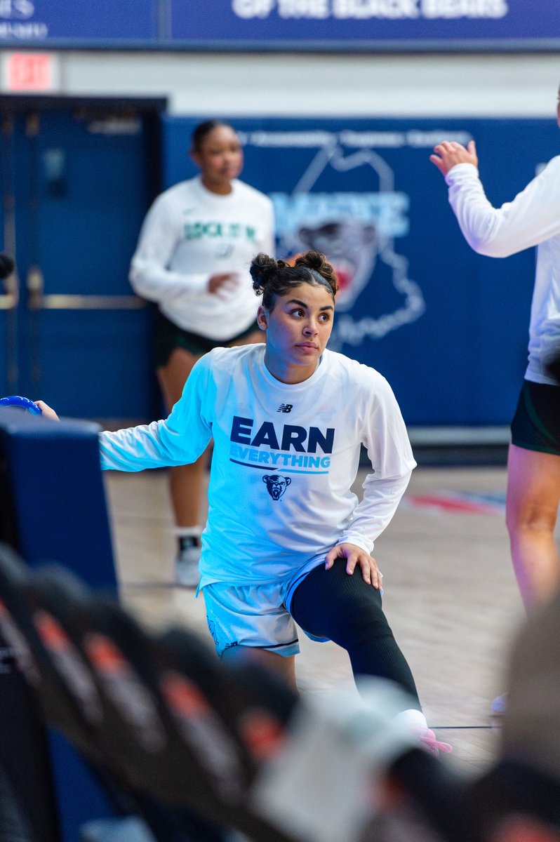 BlackBearsWBB's tweet photo. Postseason mode. 

#BlackBearNation // #AEPlayoffs https://t.co/rTuwvKXDE6