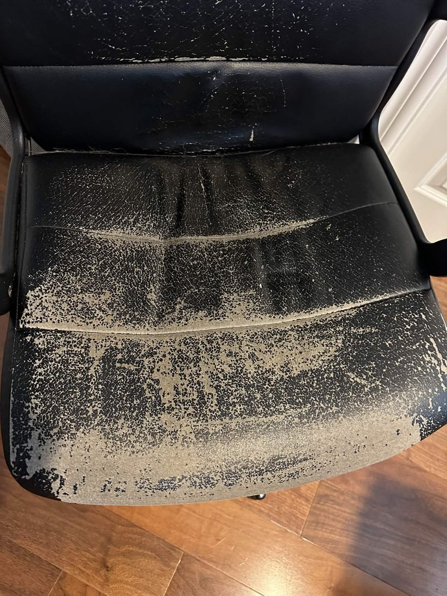 Here is my 10 year old chair!! I have a new chair now but this one was very well loved......