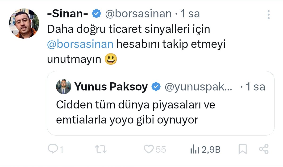 Havacılık kağıtları bu kadar düşmüşken yarın yükselirse çıkar ben bildim dersin 😀😀Öz üstadım benim en iyi ticaret sinyalleri <a href="/borsasinan/">-Sinan-</a> 😀😀 #patek #pgsus #thyao #bist100 #bist30 #ttkom #tcell #kchol #eregl #akbnk #sise #sasa #bimas #akfye #oyakc #tuprs #petkm #viop #xbank