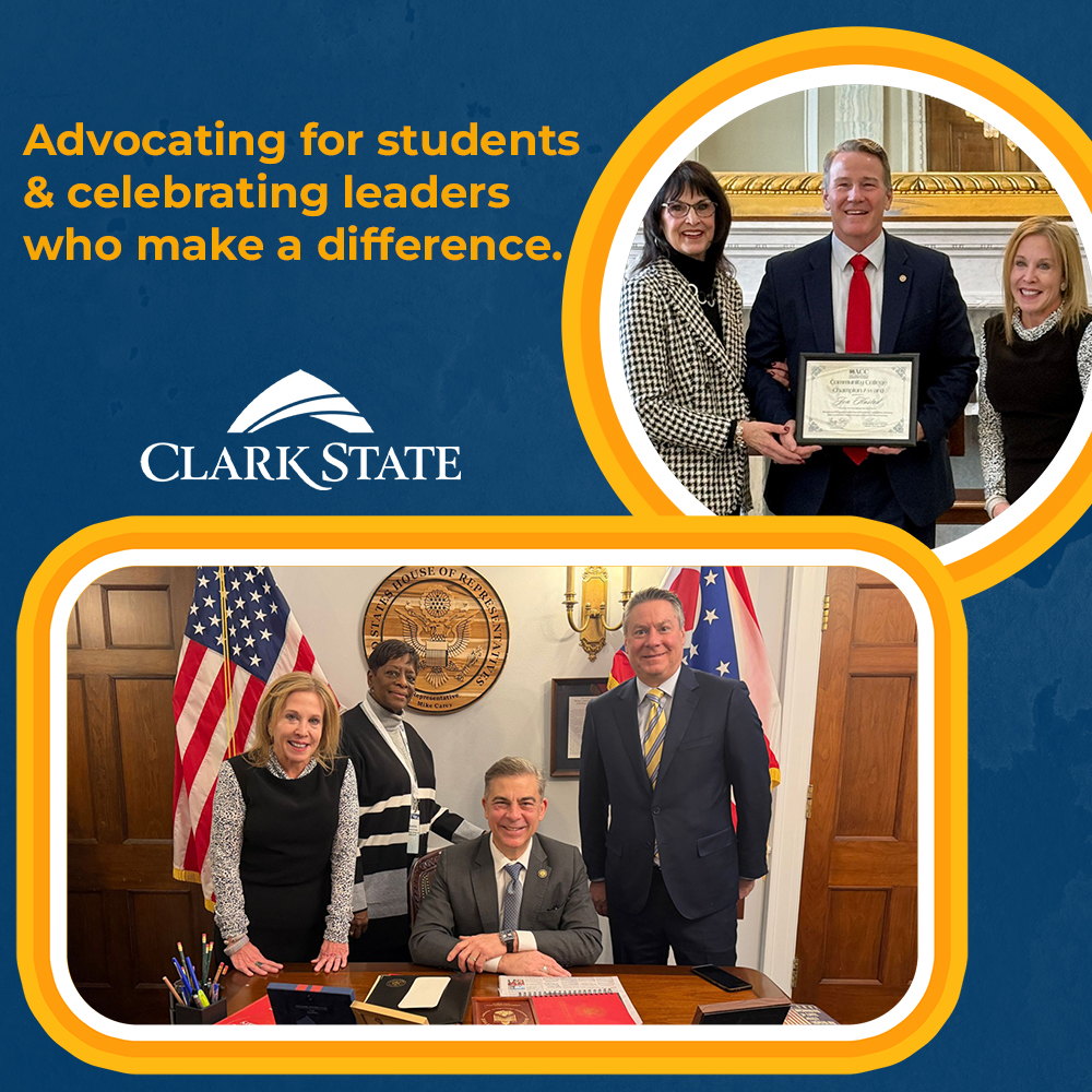 Clark State College tweet media