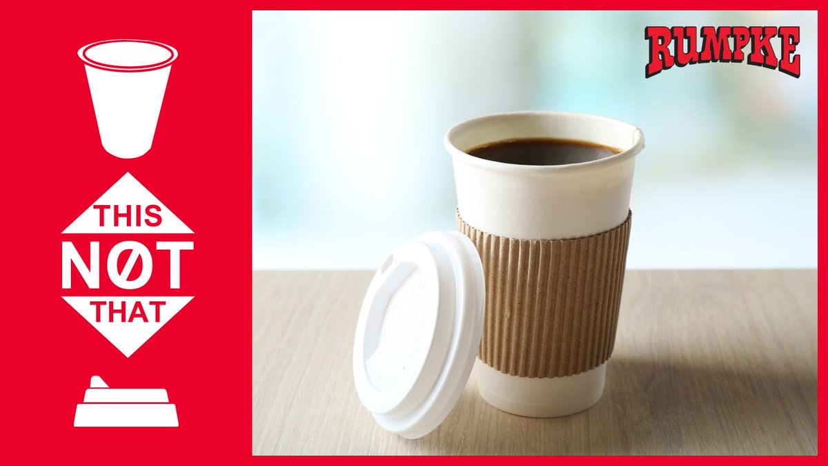 RumpkeNews's tweet photo. ☕ Americans consume over 500 million cups of coffee daily. Paper and plastic coffee cups are curbside recyclable. However, straws and plastic lids go in the garbage. Keep recycling clean and green! ♻️🌍 #RumpkeRecycling #ThisNotThat https://t.co/07T6hXpDwJ