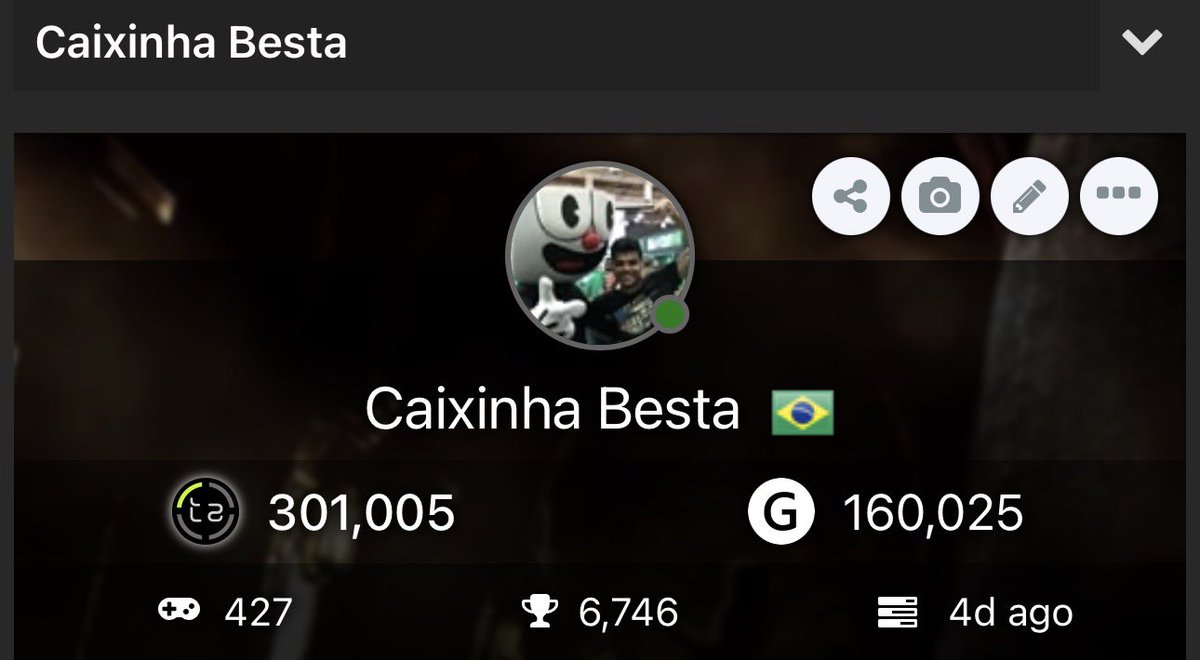 Longe do ritmo que já tive, mas sempre seguindo. 160k de Gamescore no Xibocão