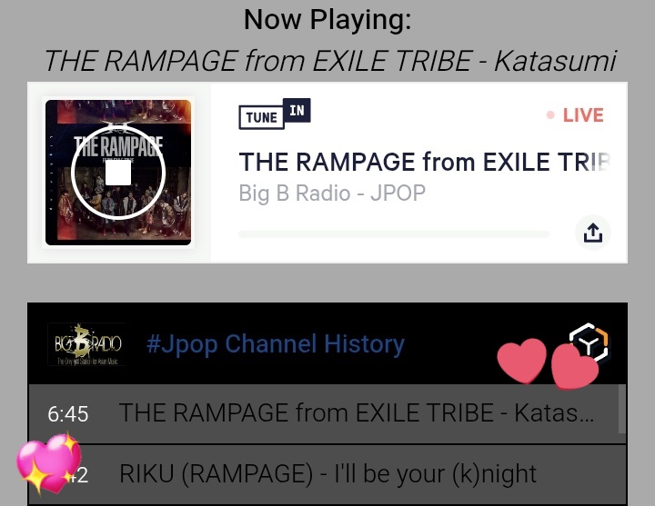 suzumachi52's tweet image. THE RAMPAGE from EXILE TRIBE
片隅

@bigBradio  🇺🇸📻
Thank you as always🙏💓
ありがとうございます💓
リクエストに応えていただけました😊

#THERAMPAGE
 #RMPG
#RAVERS

@Geniusで検索して視聴しました
genius.com/The-rampage-fr…