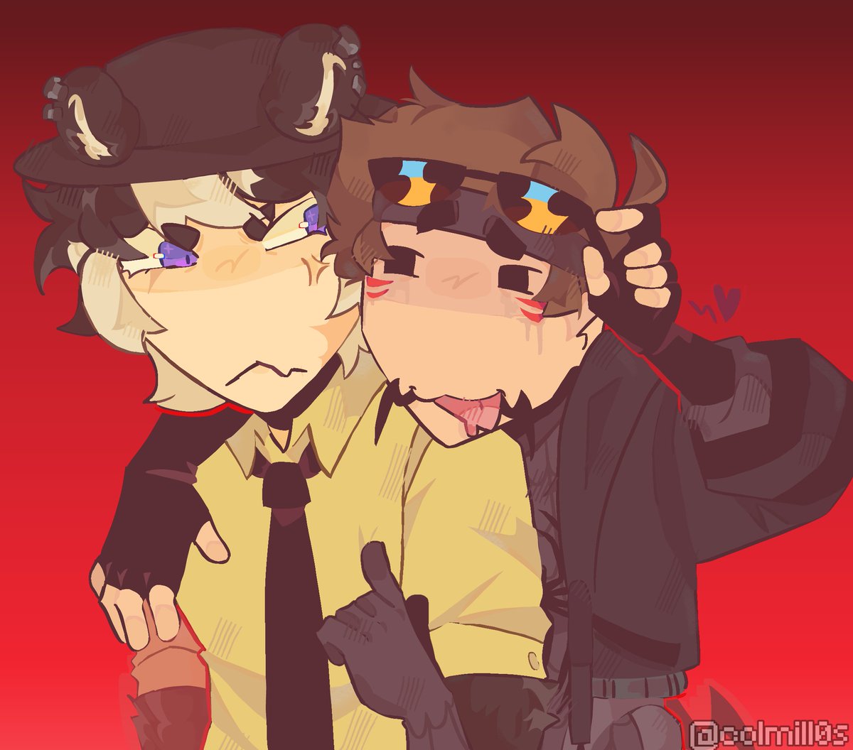 Ellos son pololos creanme 
#compulsiveduo #spiderbear