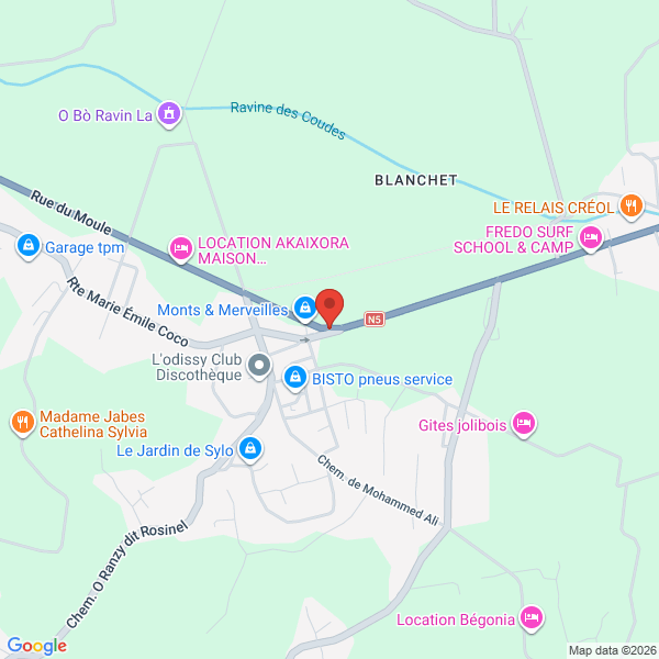 🕒 09/03/2026 17:06 - #accident

⚠️ Accident signalé sur la route N5, Boulevard Rosa Parks, à proximité de Lasserre. Prudence.
Suivre l'évolution de l'incident sur les routes de #Guadeloupe.
🔗 app.routanou.fr/item/Kg3t7SclV…
#sécuritéroutière