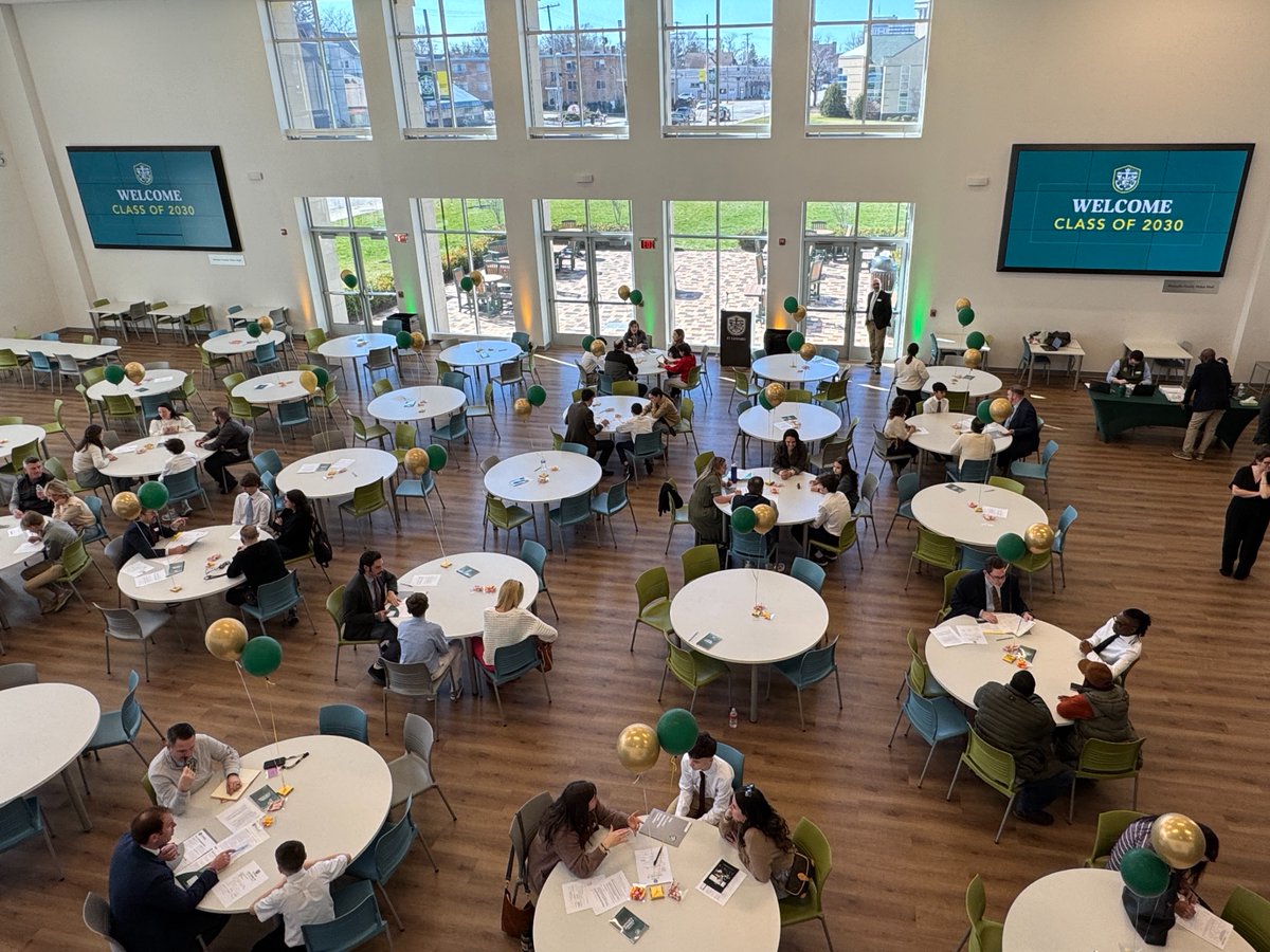 Yesterday, the Class of 2030 and their families visited campus for their Welcome Meetings. Our future Edsmen met with teachers to choose their classes and stopped by the Green &amp; Gold Shop to pick up some Eagle gear. We’re excited to welcome them to the Brotherhood! 🦅