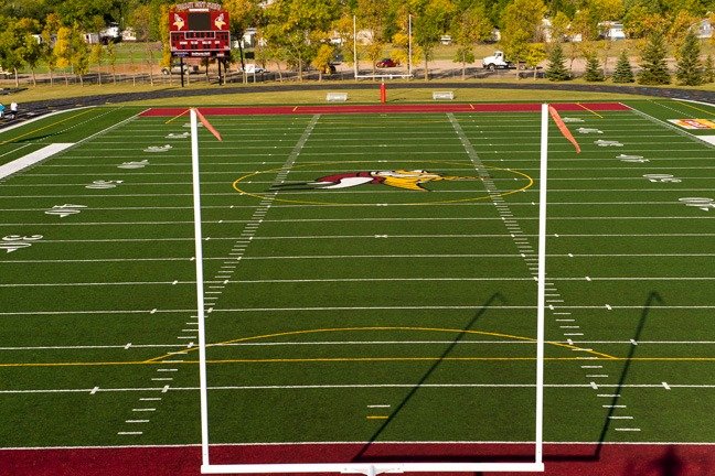 CFBHome's tweet photo. Stadium of the Night 🌚

🏟️ Lokken Stadium
✅ Capacity: 2,500
📍 Valley City, North Dakota

Home of  @VCSU_Football https://t.co/PWZ2tFAsNY