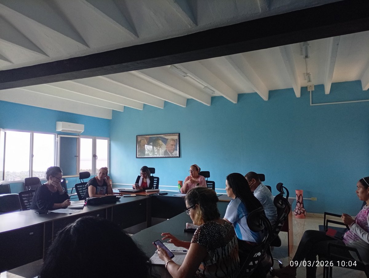 paz_ftejaspaz's tweet photo. La @UniversidadMoa continúa esta semana con la coordinación de las principales actividades de la semana que incluye actividades de defensa de maestrías, defensa territorial, tareas de impacto con los estudiantes de Moa y trabajo en informes de Calidad. @CubaMES https://t.co/JVUbjlSVKa