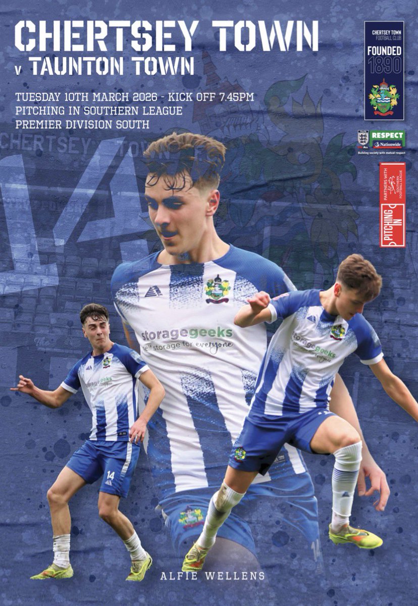 Chertsey Town FC tweet media