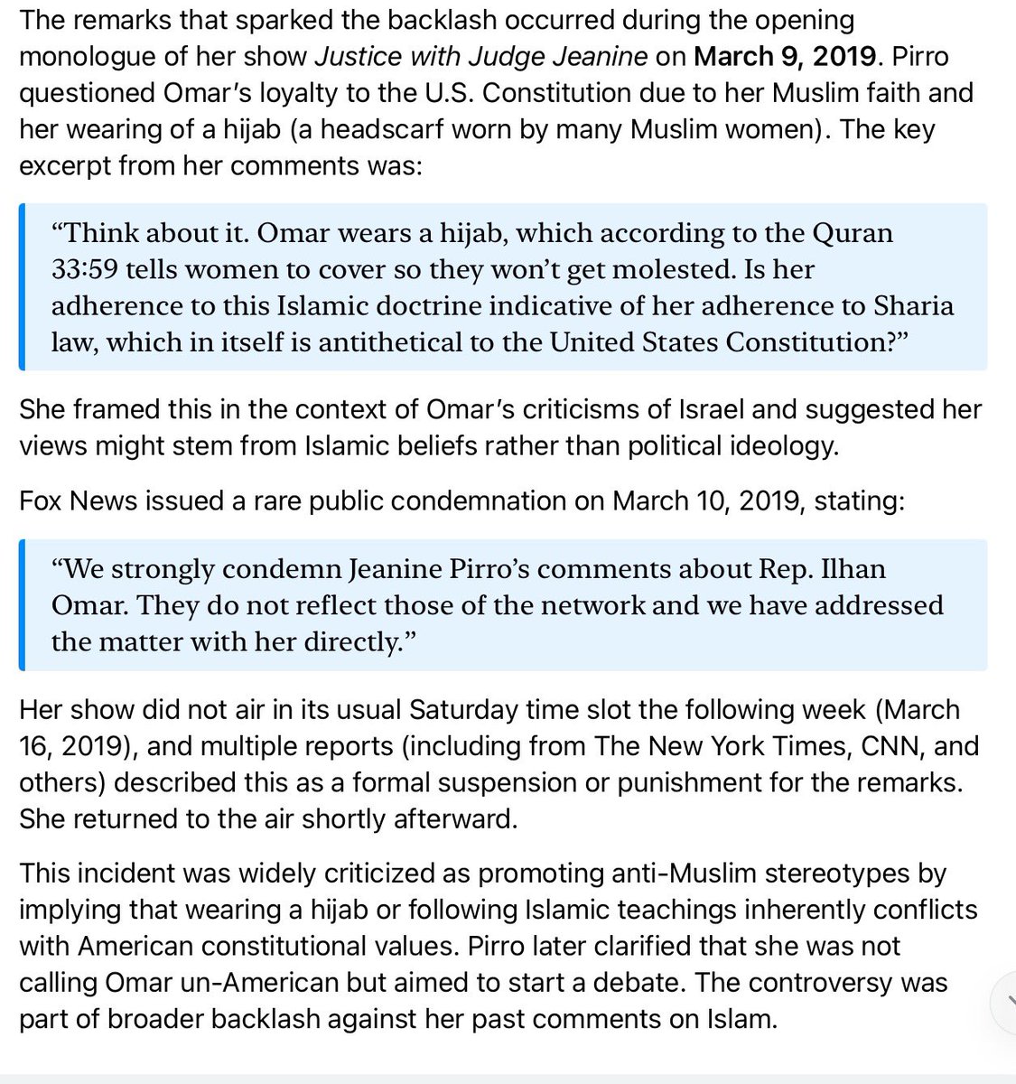 Emperipolisis's tweet image. #TheFive
 Judge Jeanine was temporarily suspended from Fox for statements that remain true today