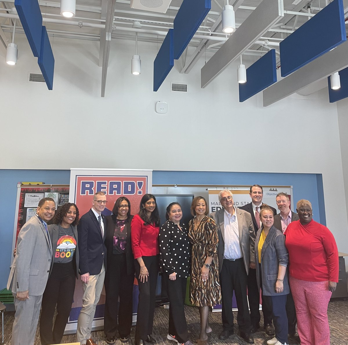 mceanea's tweet image. Celebrating #ReadAcrossAmerica at Burnt Mills ES this morning with our friends @LtGovMiller, MSEA President Paul Lemle, BOE President Grace Rivera-Oven, and @ThomasTaylorEdD was a blast! MCEA President Stein held a rock/paper/scissors tournament to go with his reading.