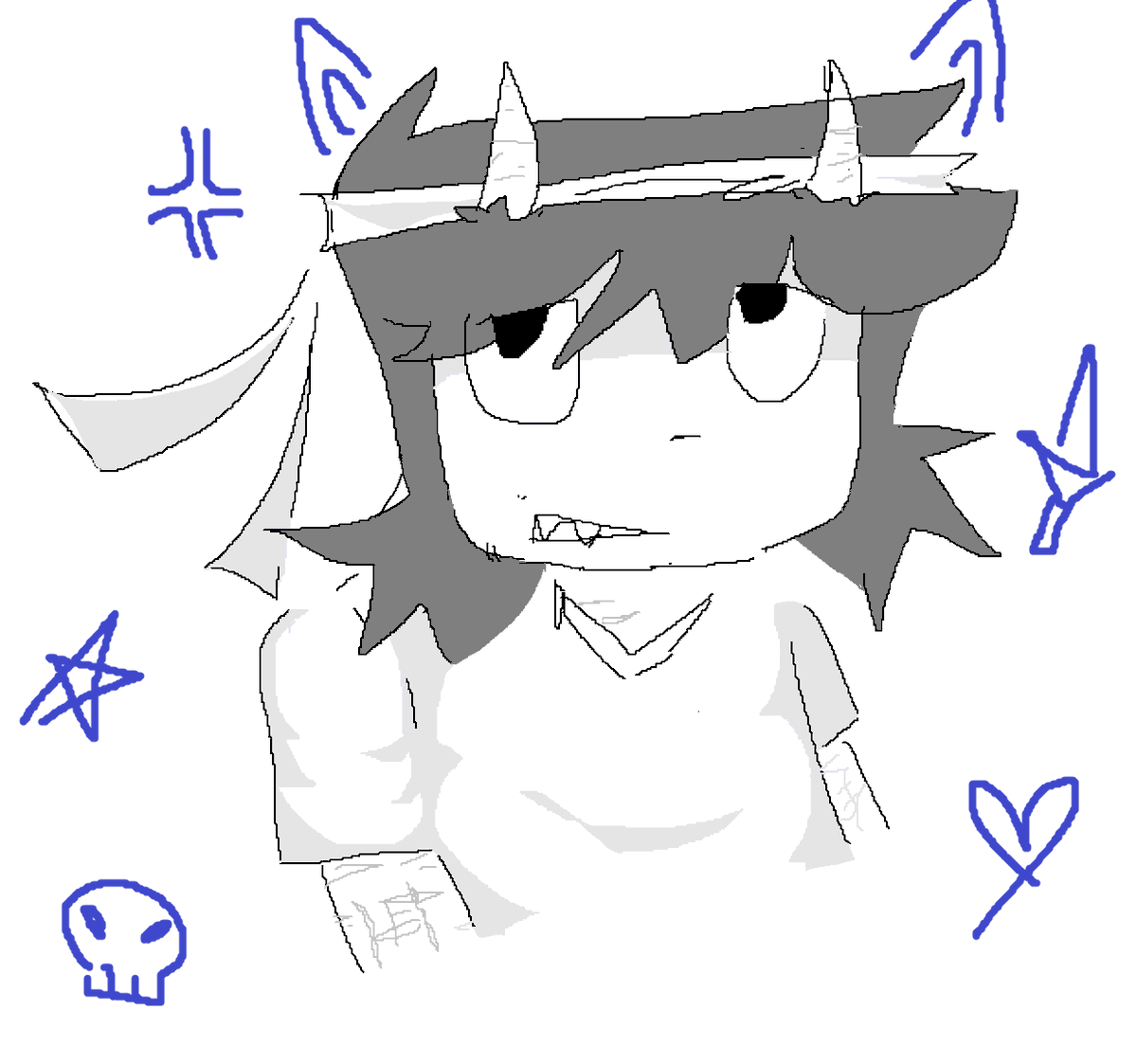 houndmatica's tweet photo. i wan t to draw som ething better than just a doodle but thatsok #itzskeet_playz https://t.co/StGs0zRJzl