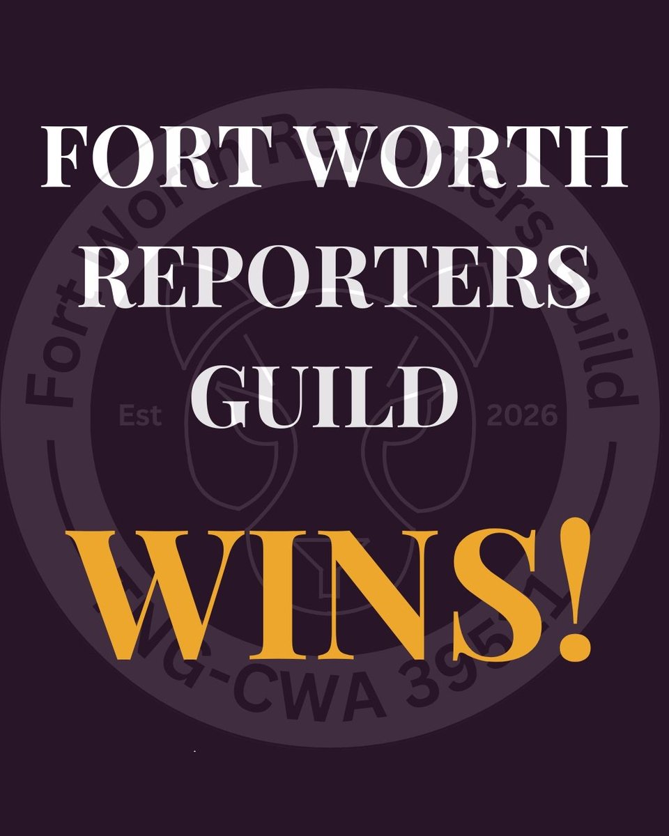 Fort Worth Reporters Guild tweet media