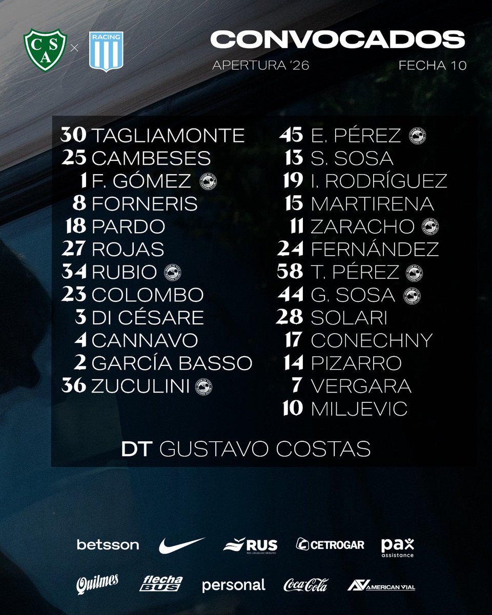 Racing Club tweet media