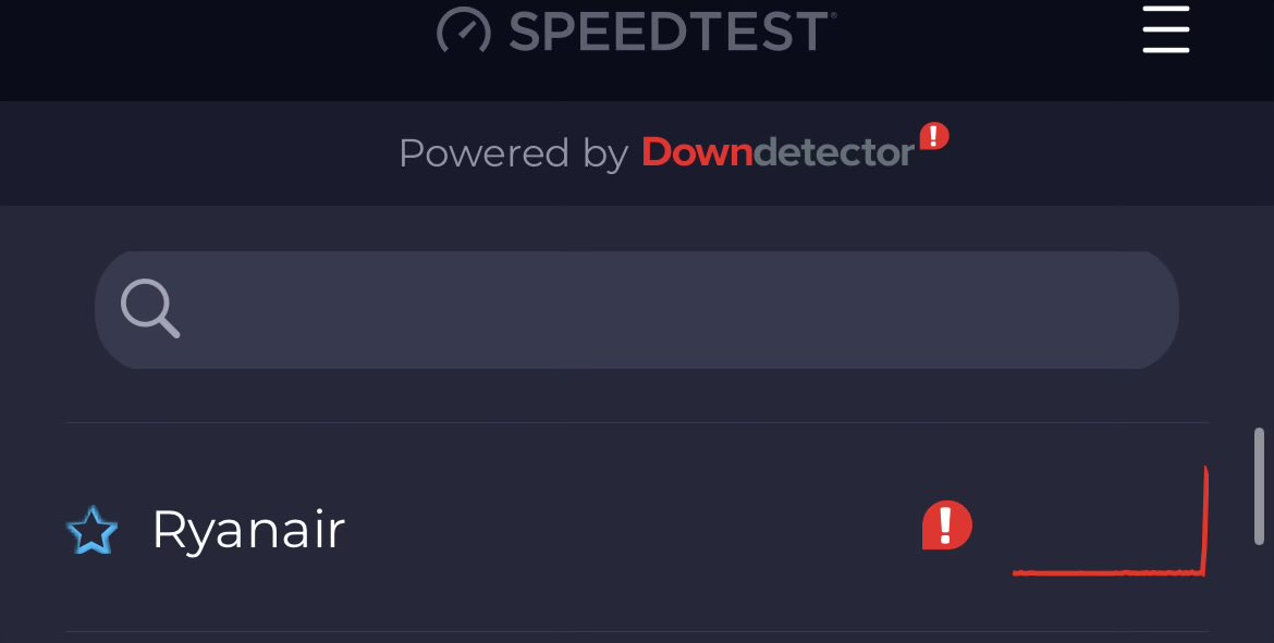 Nicodami19's tweet photo. @Ryanair Ngl if you could at least turn the wifi back on for your servers that would be great https://t.co/gJ7jTDkTGt