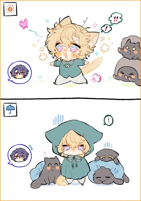 レイチュリ☀️☔️🐈 