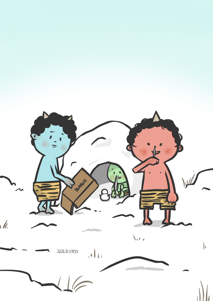 taro_55555's tweet image. 2月①　2/1〜2/4
メンマさん
おしゃまさん
鬼は外
赤さんの秘密

#先月描いた絵を晒そう #DailyDrawing #オリジナルイラスト