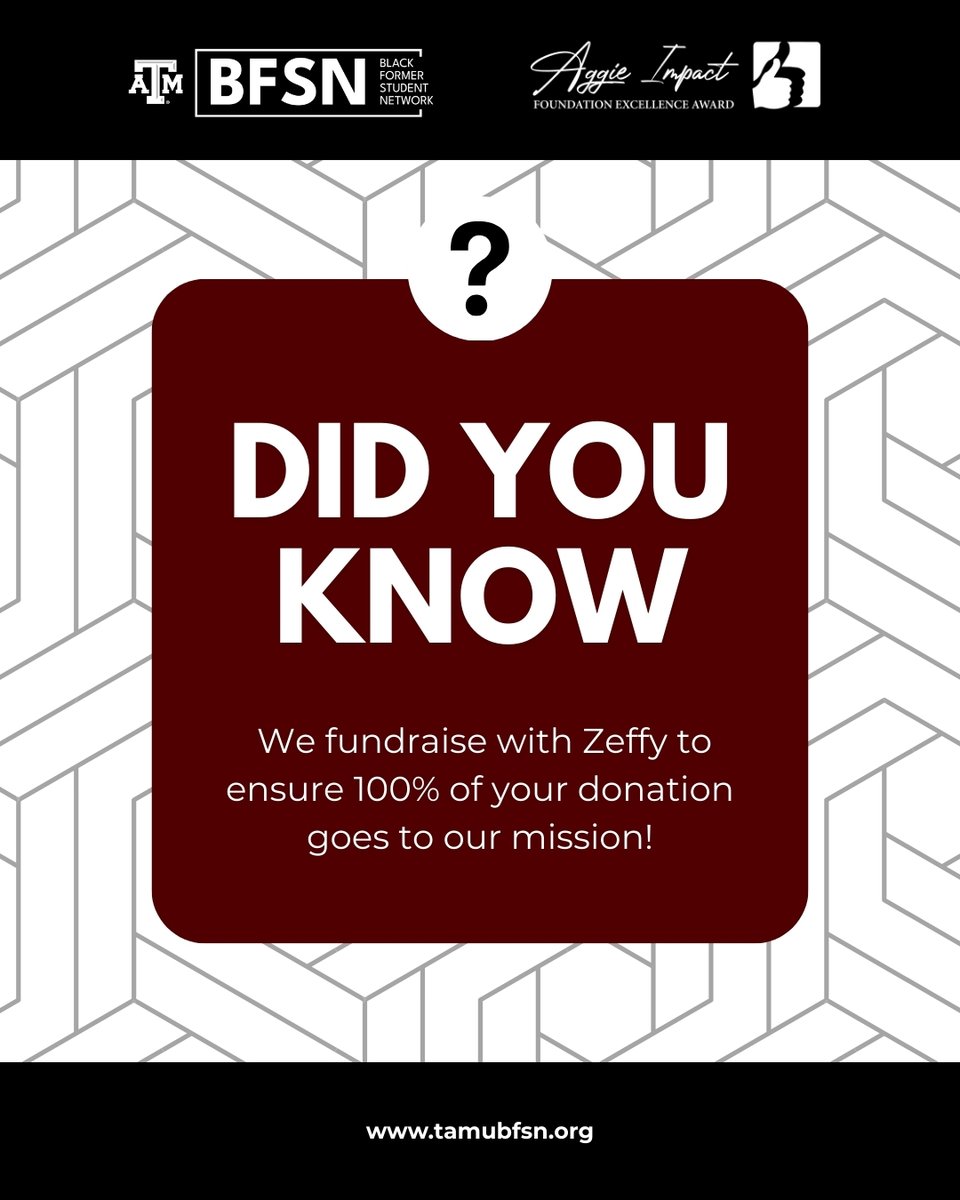 Tamu_BFSN's tweet photo. Recurring monthly donations help us plan and forecast our ability to support students, create additional scholarships and start to plan for the Aggie Impact Gala! Join the Inner Circle with a recurring gift of $63 or more per month.

Donate here:
https://t.co/DJclnRTlM8 https://t.co/cSgvyeqoTK