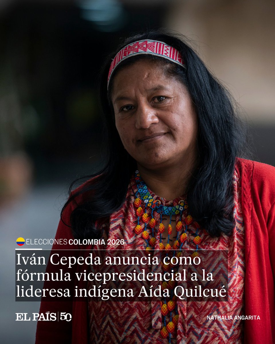 🔴ÚLTIMA HORA | El candidato presidencial Iván Cepeda ha anunciado este lunes a Aída Quilcué como su fórmula vicepresidencial. El candidato del Pacto Histórico escoge a una defensora de derechos humanos con la que busca acercarse al movimiento indígena dozz.es/81d2b2